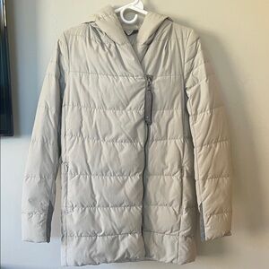 Lululemon Athletica Light Gray Puffer Jacket